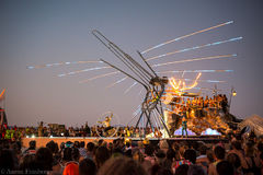 Cyr wheel performance 2019 Burning Man 