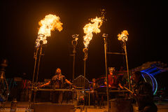 interactive fire installation fire instruments 2019 Burning Man