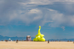2019 Burning Man art installation inflatable elephant Slonik
