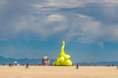 2019 Burning Man art installation inflatable elephant Slonik