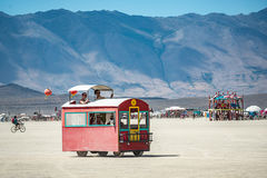 art car on playa at Black Rock City 2019 Burning Man 