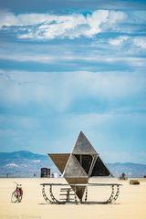 art installation on playa at Black Rock City 2019 Burning Man 