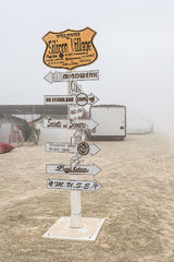 Burning Man theme camp Silicon Village on Black Rock City playa 
