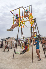 Interactive art installation at 2019 Burning Man 