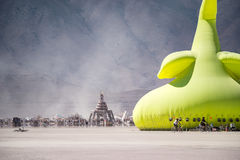 2019 Burning Man art installation giant inflatable elephant Slonik