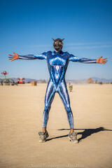 Aaron Feinberg, black rock city, brc, burning man 2024, playa, portrait