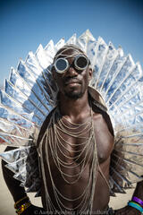 Aaron Feinberg, black rock city, brc, burning man 2024, playa, portrait