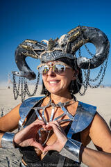 Aaron Feinberg, black rock city, brc, burning man 2024, playa, portrait