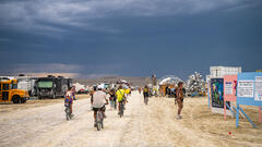 Aaron Feinberg, black rock city, brc, burning man, burning man 2025, in dust we trust, playa, thank you larry, nevada