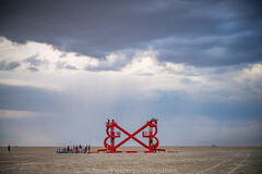 Aaron Feinberg, black rock city, brc, burning man, burning man 2025, in dust we trust, playa, thank you larry, nevada