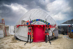 Aaron Feinberg, black rock city, brc, burning man, burning man 2025, in dust we trust, playa, thank you larry, nevada