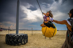 Aaron Feinberg, black rock city, brc, burning man, burning man 2025, in dust we trust, playa, thank you larry, nevada