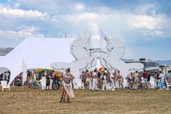 Aaron Feinberg, black rock city, brc, burning man, burning man 2025, in dust we trust, playa, thank you larry, nevada