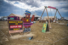 Aaron Feinberg, black rock city, brc, burning man, burning man 2025, in dust we trust, playa, thank you larry, nevada