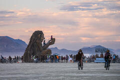 Aaron Feinberg, black rock city, brc, burning man, burning man 2025, in dust we trust, playa, thank you larry, nevada