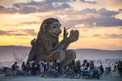 Aaron Feinberg, black rock city, brc, burning man, burning man 2025, in dust we trust, playa, thank you larry, nevada