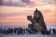 Aaron Feinberg, black rock city, brc, burning man, burning man 2025, in dust we trust, playa, thank you larry, nevada