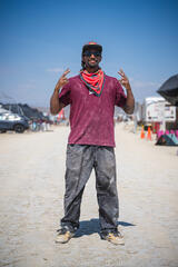 Aaron Feinberg, black rock city, brc, burning man, burning man 2025, in dust we trust, playa, thank you larry, nevada