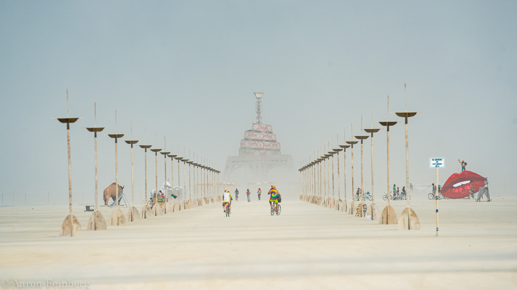 Dusty day at 2019 Burning Man 