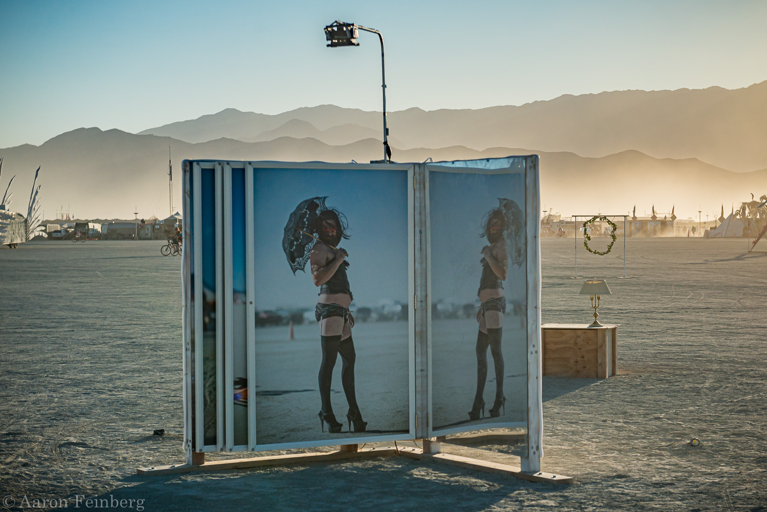 Burning Man burner portrait 