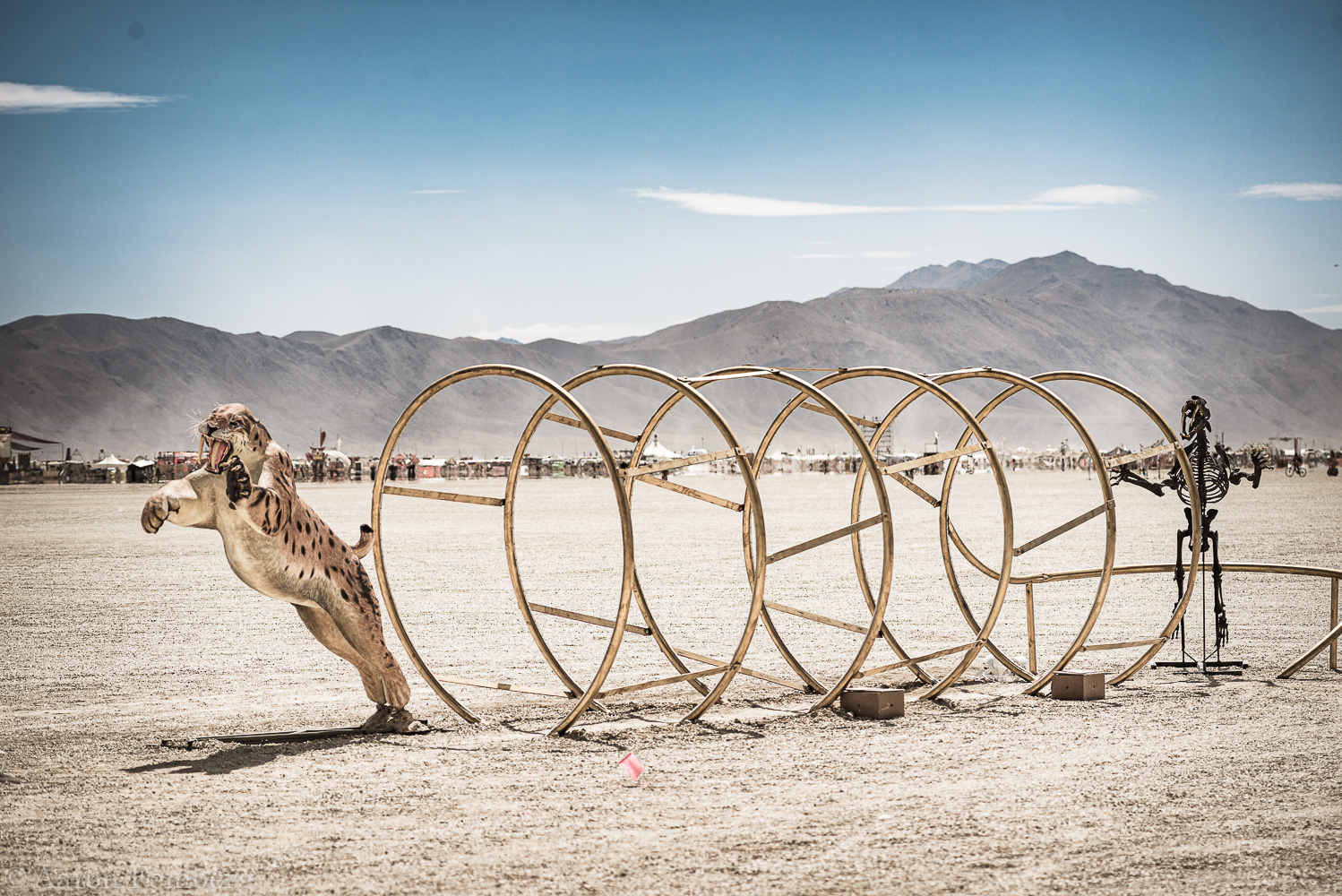 art installation on playa at Black Rock City 2019 Burning Man 