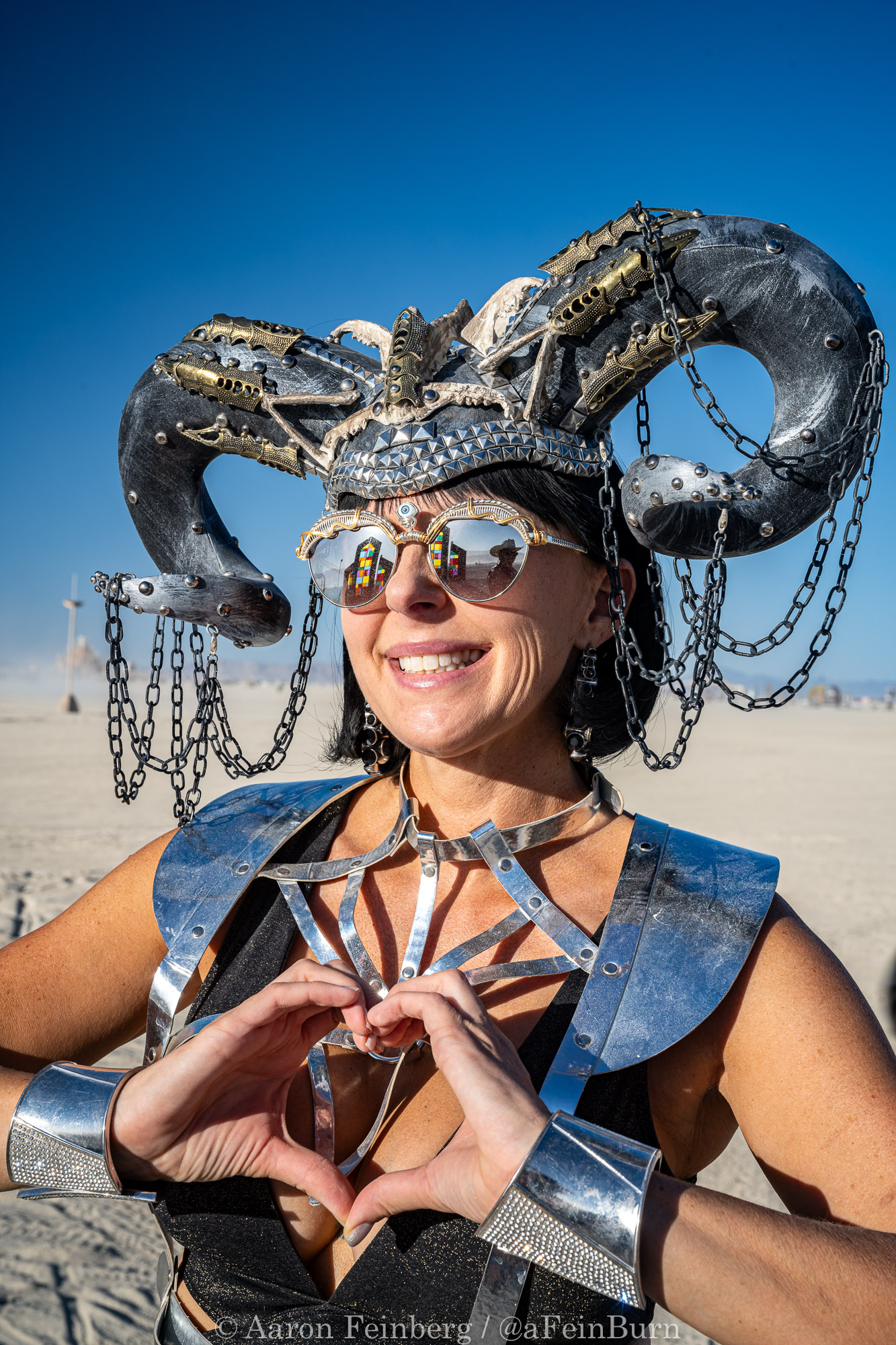 Aaron Feinberg, black rock city, brc, burning man 2024, playa, portrait